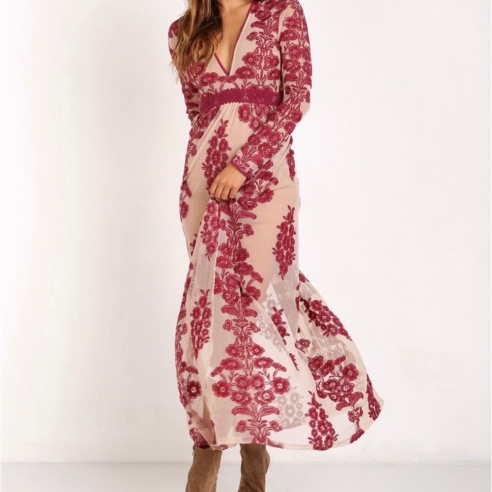 Altar'd State Norrie Long Sleeve Dress